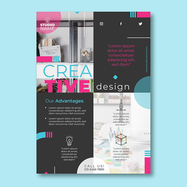 digital flyer design