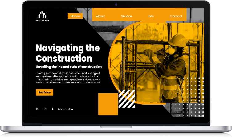 construction website design