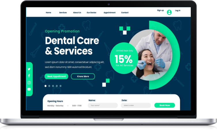 Dental Clinic Website Design