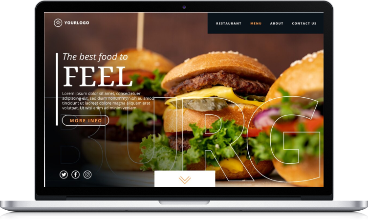 restaurant website development