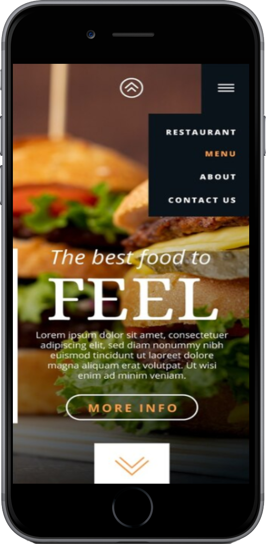restaurant web design