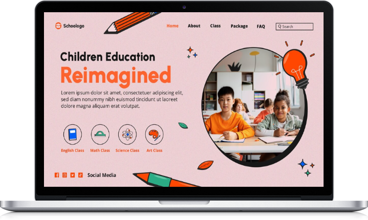 school website design